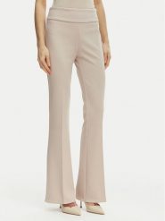 Rinascimento Spodnie materiałowe CFC0127875003 Beżowy Straight Fit. Brązowe spodnie materiałowe damskie Rinascimento, bez wzorów, z materiału. Za 439.99 zł.