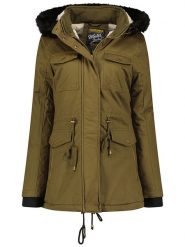 ANAPURNA Parka "Celestana" w kolorze khaki rozmiar: M. Brązowe parki damskie ANAPURNA, m, bez kaptura. Za 242.70 zł.