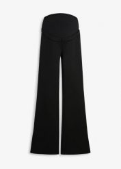 Legginsy ciążowe z wygodnego materiału punto di roma. Czarne legginsy damskie bonprix, bez wzorów. Za 149.99 zł.