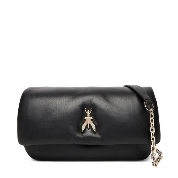 Torebka Patrizia Pepe. Czarne listonoszki damskie Patrizia Pepe, bez wzorów, bez dodatków. Za 1,139.00 zł.