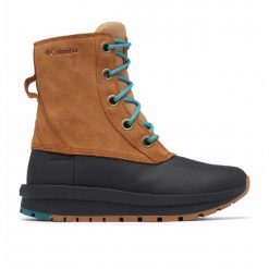 Buty Zimowe Damskie Columbia Moritza Shield Omni-Heat. Brązowe obuwie trekkingowe damskie Columbia, bez zapięcia. Za 549.00 zł.