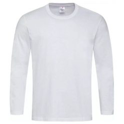 Koszulka Z Długim Rękawem Unisex Comfort Dla Dorosłych. Białe koszulki damskie Stedman, bez wzorów, bez kołnierzyka, bez ramiączek. Za 71.99 zł.