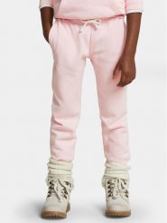 Polo Ralph Lauren Spodnie dresowe 312860018020 Różowy jasny Regular Fit. Czerwone spodnie dresowe dziewczęce Polo Ralph Lauren, bez wzorów, z bawełny. Za 359.99 zł.