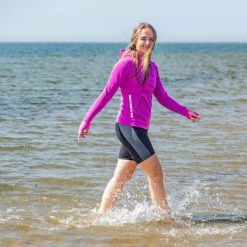 Damski bluza sporty wodne Watrflag Ipanema różowy. Czerwone bluzy damskie WATRFLAG, xs, bez wzorów, z materiału, z kapturem. Za 339.00 zł.