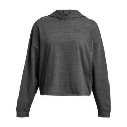 Bluza treningowa damska Under Armour Rival Terry OS Hoodie. Szare bluzy damskie Under Armour, m, bez wzorów, bez kaptura. Za 189.99 zł.