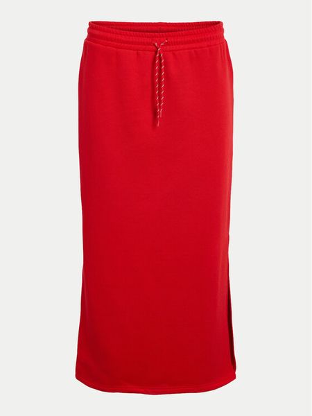 Noisy May Spódnica midi Moia 27032563 Czerwony Regular Fit. Czerwone spódnice damskie Noisy may, m, bez wzorów, z bawełny, midi. Za 79.99 zł.