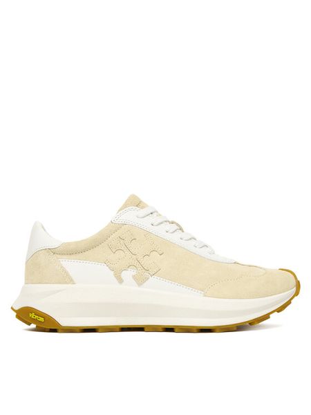 Tory Burch Sneakersy 169328 Beżowy. Brązowe obuwie sportowe damskie Tory Burch, ze skóry, bez zapięcia. Za 1,489.00 zł.
