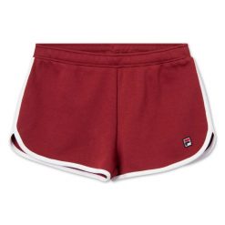 Damskie szorty Fila WOEN SAAN shorts 687618-B47. Czerwone spodenki sportowe damskie Fila, s, bez wzorów, z materiału, do biegania. Za 118.02 zł.