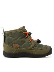 Keen Śniegowce Howser II Chukka Wp 1025518 Khaki. Brązowe buty zimowe chłopięce Keen, z materiału, bez zapięcia. Za 199.99 zł.
