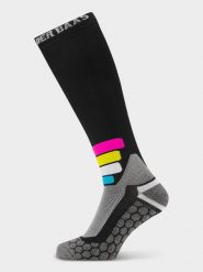Skarpety narciarskie unisex Poederbaas Kompresja techniczna Pro Merino 1 para. Czarne skarpetki damskie POEDERBAAS, bez wzorów, z poliamidu. Za 199.42 zł.