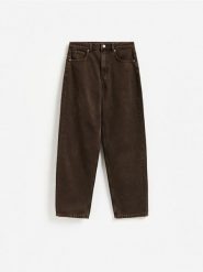 Jeansy mom balloon - dark grey jeans. Szare jeansy damskie Reserved. Za 139.99 zł.