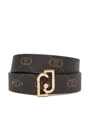 Liu Jo Pasek Damski Reversible Hips Belt AF5239 E0053 Czarny. Czarne paski damskie Liu Jo, bez wzorów, ze skóry. Za 299.99 zł.