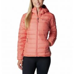 Kurtka Turystyczna Puchowa Damska Columbia Lake 22 Down Hooded Jacket. Czerwone kurtki damskie Columbia, xs, bez wzorów, z puchu, bez kaptura. Za 489.00 zł.