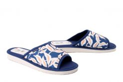 METEOR 018A Emilia granat, kapcie damskie. Niebieskie kapcie damskie Meteor. Za 40.79 zł.