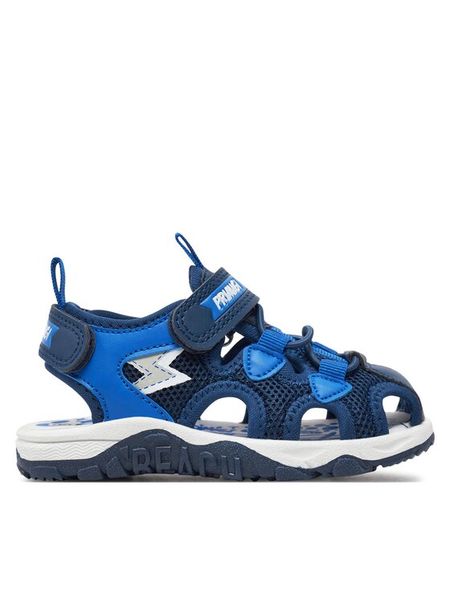 Primigi Sandały 5967811 Granatowy. Niebieskie sandały chłopięce Primigi, ze skóry, bez zapięcia. Za 229.99 zł.