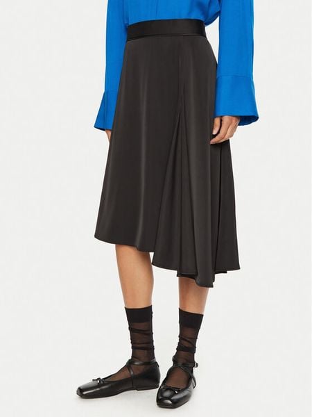 2NDDAY Spódnica midi Barrah 2245150279 Czarny Regular Fit. Czarne spódnice damskie 2NDDAY, bez wzorów, z syntetyku, midi. Za 359.99 zł.