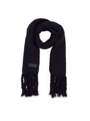 Tommy Hilfiger Szalik Tommy Twist Scarf AW0AW15530 Granatowy. Niebieskie szaliki damskie Tommy Hilfiger, bez wzorów, z syntetyku. Za 519.99 zł.