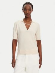 Liu Jo Sweter WA5222 MS49I Beżowy Regular Fit. Brązowe swetry klasyczne damskie Liu Jo, xl, z wiskozy, bez kołnierzyka. Za 489.99 zł.