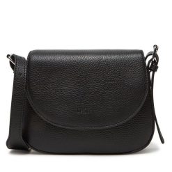 Torebka DeeZee. Czarne listonoszki damskie DeeZee, bez wzorów, bez dodatków. Za 149.99 zł.