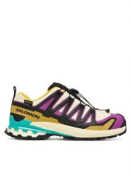 Salomon Trekkingi Xa Pro 3D V9 Gore-Tex L47882200 Żółty. Żółte obuwie trekkingowe damskie Salomon, z gore-texu, bez zapięcia. Za 689.99 zł.