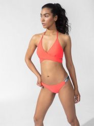 4F Góra od bikini damska S. Czerwone bikini 4F, bez wzorów, z gumy. W wyprzedaży za 4.99 zł.