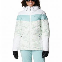 Kurtka Puchowa Zimowa Damska Columbia Abbott Peak Insulated Jacket. Białe kurtki damskie Columbia, na zimę, xl, bez wzorów, z puchu, bez kaptura. Za 999.00 zł.