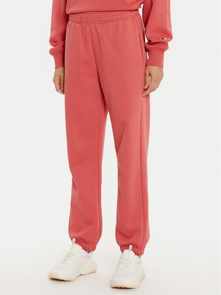 Champion Spodnie dresowe 117583 Czerwony Regular Fit. Czerwone spodnie dresowe damskie Champion, m, bez wzorów, z bawełny. Za 119.99 zł.