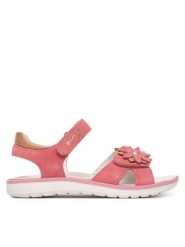 Primigi Sandały 1385222 S Koralowy. Pomarańczowe sandały dziewczęce Primigi, ze skóry, bez obcasa, bez zapięcia. Za 279.99 zł.