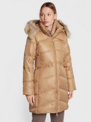 Calvin Klein Płaszcz zimowy Essential K20K204953 Beżowy Regular Fit. Brązowe kurtki damskie Calvin Klein, na zimę, s, bez wzorów, z syntetyku, bez kaptura. Za 1,499.00 zł.