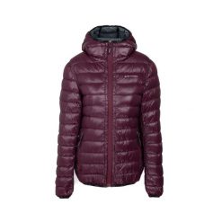Kurtka puchowa damska BERGSON Berge3. Brązowe kurtki damskie Bergson, xl, bez wzorów, z puchu, bez kaptura. W wyprzedaży za 559.00 zł.