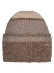 Barts Czapka "Ounaa" w kolorze jasnobrązowo-beżowym rozmiar: onesize. Brązowe czapki damskie Barts, bez wzorów, z wełny. Za 100.99 zł.