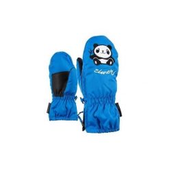 Mufki ZIENER Le ZOO JR - Niebieskie. Niebieskie rękawiczki damskie Ziener, bez wzorów. Za 116.80 zł.