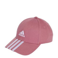Czapka 3-Stripes Cotton Twill Baseball. Białe czapki damskie Adidas, bez wzorów. Za 82.99 zł.