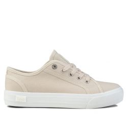 Buty damskie trampki sportowe Lee AVA C WOMEN LOW. Białe trampki damskie Lee, bez wzorów, z jeansu, bez zapięcia. Za 129.00 zł.