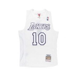 Koszulka NBA Los Angeles Lakers Steve Nash Christmas Day 2012/13. Białe koszulki damskie Mitchell & Ness, bez wzorów, z poliesteru, bez kołnierzyka, bez ramiączek. Za 577.00 zł.