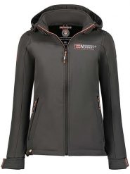 Geographical Norway Kurtka softshellowa "Takeni" w kolorze antracytowym rozmiar: L. Czarne kurtki sportowe damskie Geographical Norway, l, bez wzorów, bez kaptura. Za 218.57 zł.