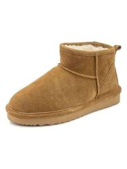Natural world Botki zimowe w kolorze jasnobrązowym rozmiar: 37. Brązowe botki damskie Natural World, na zimę, z materiału, bez obcasa, bez zapięcia. Za 127.95 zł.