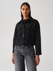 OPUS Kurtka koszulowa w kolorze czarnym rozmiar: 36. Czarne kurtki damskie Opus, bez wzorów, bez kaptura. Za 217.99 zł.