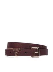Guess Pasek BW9457 P6320 Bordowy. Czerwone paski damskie Guess, z aplikacjami. Za 194.99 zł.