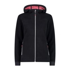 Bluza damska z kapturem CMP. Szare bluzy damskie CMP, bez wzorów, z materiału, z kapturem. Za 316.90 zł.