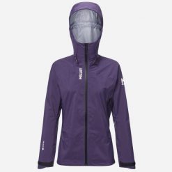Kurtka trekkingowa damska MILLET Kamet Gore-tex Jkt W active fit. Fioletowe kurtki damskie Millet, na zimę, l, bez wzorów, z gore-texu. Za 1,479.00 zł.