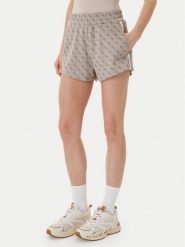Guess Szorty sportowe V6GD02 K2959 Beżowy Regular Fit. Brązowe spodenki sportowe damskie Guess, l, z aplikacjami, z syntetyku. Za 329.99 zł.