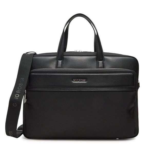 Torba na laptopa Gino Rossi. Czarne torby na laptopa Gino Rossi, bez wzorów. Za 279.99 zł.