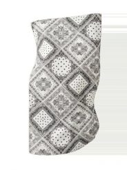 Chusta damska WINGS 180x90 cm wzór paisley bandana. Czarne chusty damskie Wings, bez wzorów, z bawełny. Za 59.90 zł.