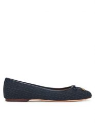LAUREN RALPH LAUREN Baleriny 802P18430002 Granatowy. Niebieskie balerinki damskie Lauren Ralph Lauren, bez wzorów, z materiału. Za 729.99 zł.
