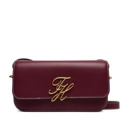 Torebka Tommy Hilfiger. Czerwone listonoszki damskie Tommy Hilfiger, bez wzorów, bez dodatków. Za 849.99 zł.