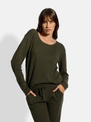 Just Cashmere Kaszmirowy sweter "Fiona" w kolorze khaki rozmiar: S. Brązowe swetry klasyczne damskie Just Cashmere, s, z kaszmiru, bez kołnierzyka. Za 347.99 zł.