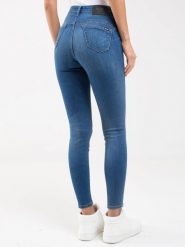 Jeansy damskie push up niebieskie Mariella High Waist 458. Niebieskie jeansy damskie Big Star, bez wzorów, z elastanu, z podwyższonym stanem. W wyprzedaży za 279.99 zł.