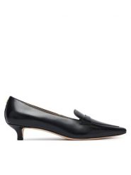LAUREN RALPH LAUREN Czółenka Frncsa Lf Pp Pm Cto 802P16894002 Czarny. Czarne czółenka damskie Lauren Ralph Lauren, bez wzorów, ze skóry, bez obcasa. Za 859.99 zł.