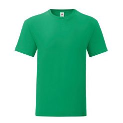 Kultowa Koszulka Unisex Dla Dorosłych. Zielone bluzki damskie Fruit of the Loom, xl, bez wzorów, sportowe, bez kołnierzyka, bez ramiączek. Za 33.99 zł.
